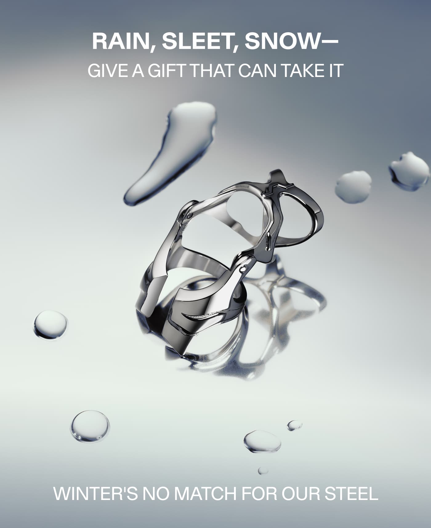 RAIN, SLEET, SNOW— GIVE A GIFT THAT CAN TAKE IT