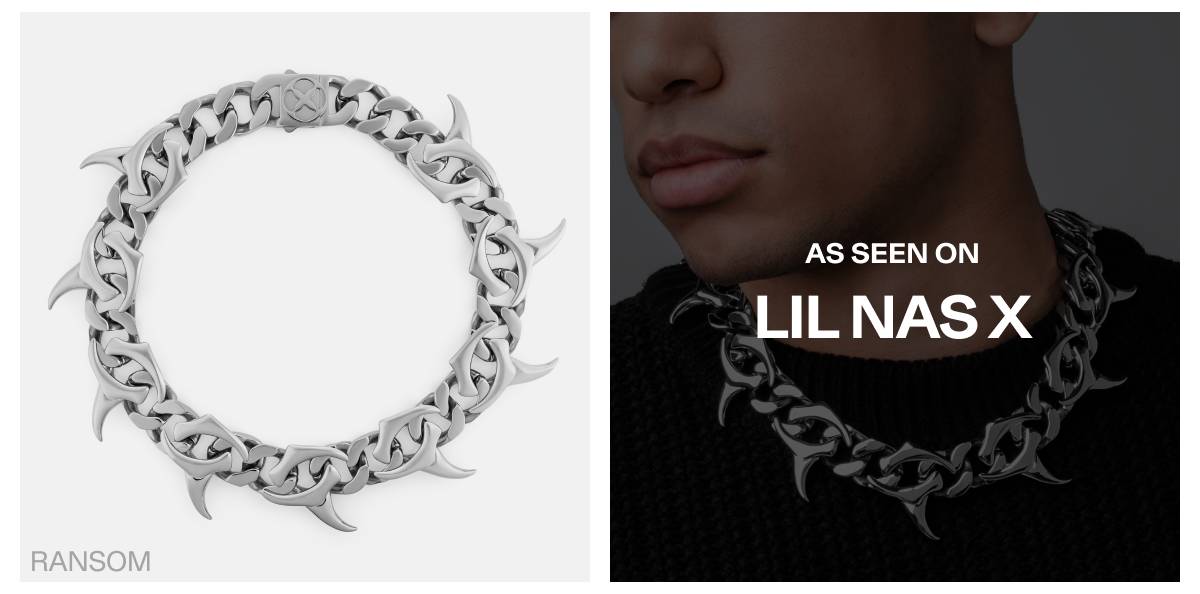 As seen on Lil Nas X- Shop Ransom