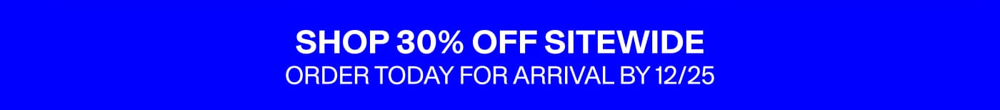 Shop 30% Off Sitewide