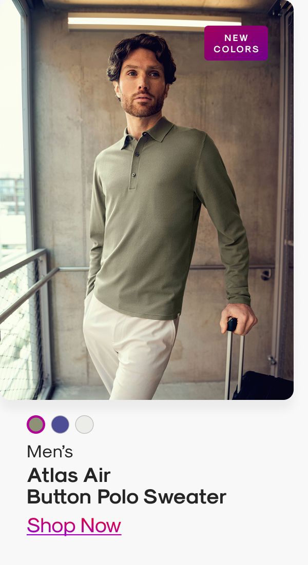 Men’s Atlas Air Polo Sweater
