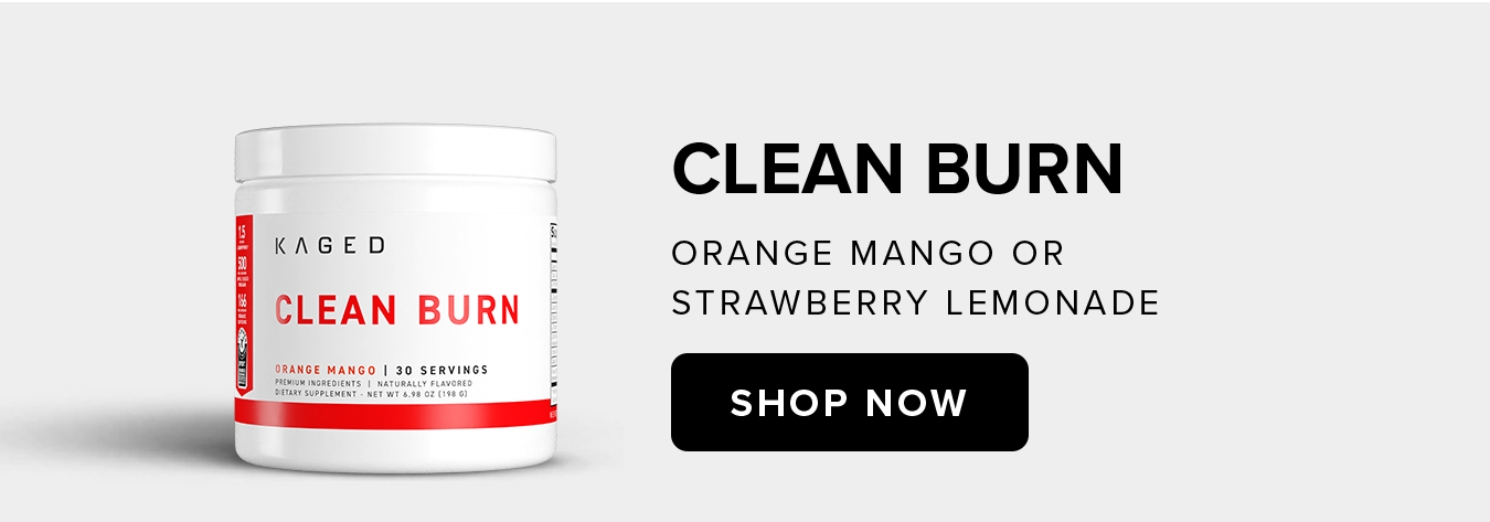 Clean Burn Orange mango or  strawberry lemonade