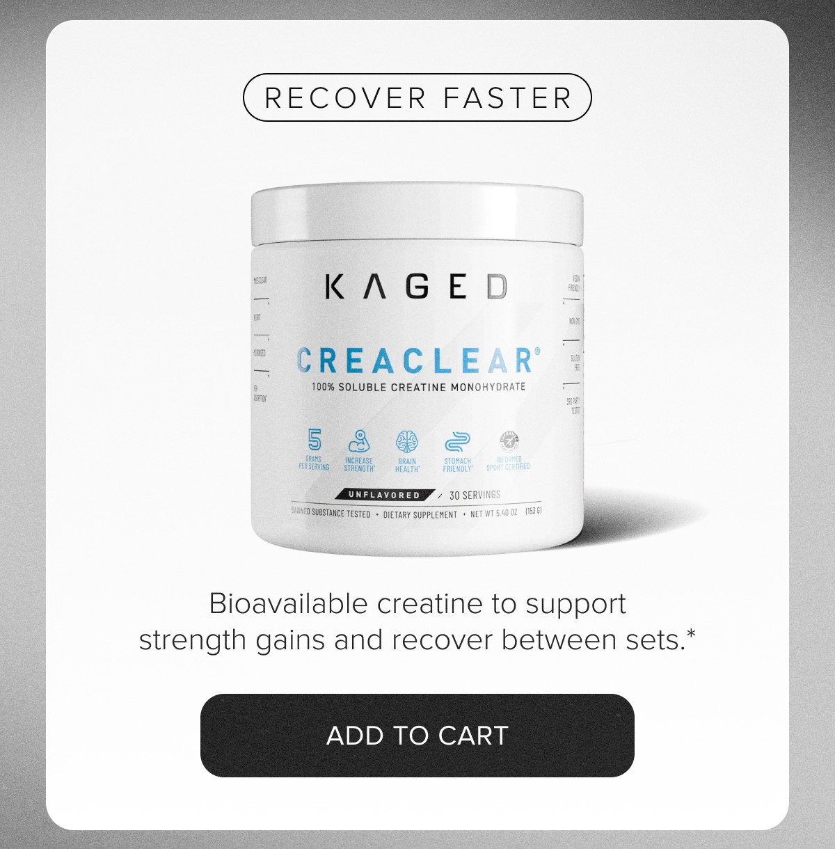 Recover Faster