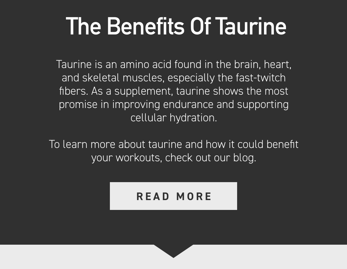 The benefits of taurine Kaged Muscle