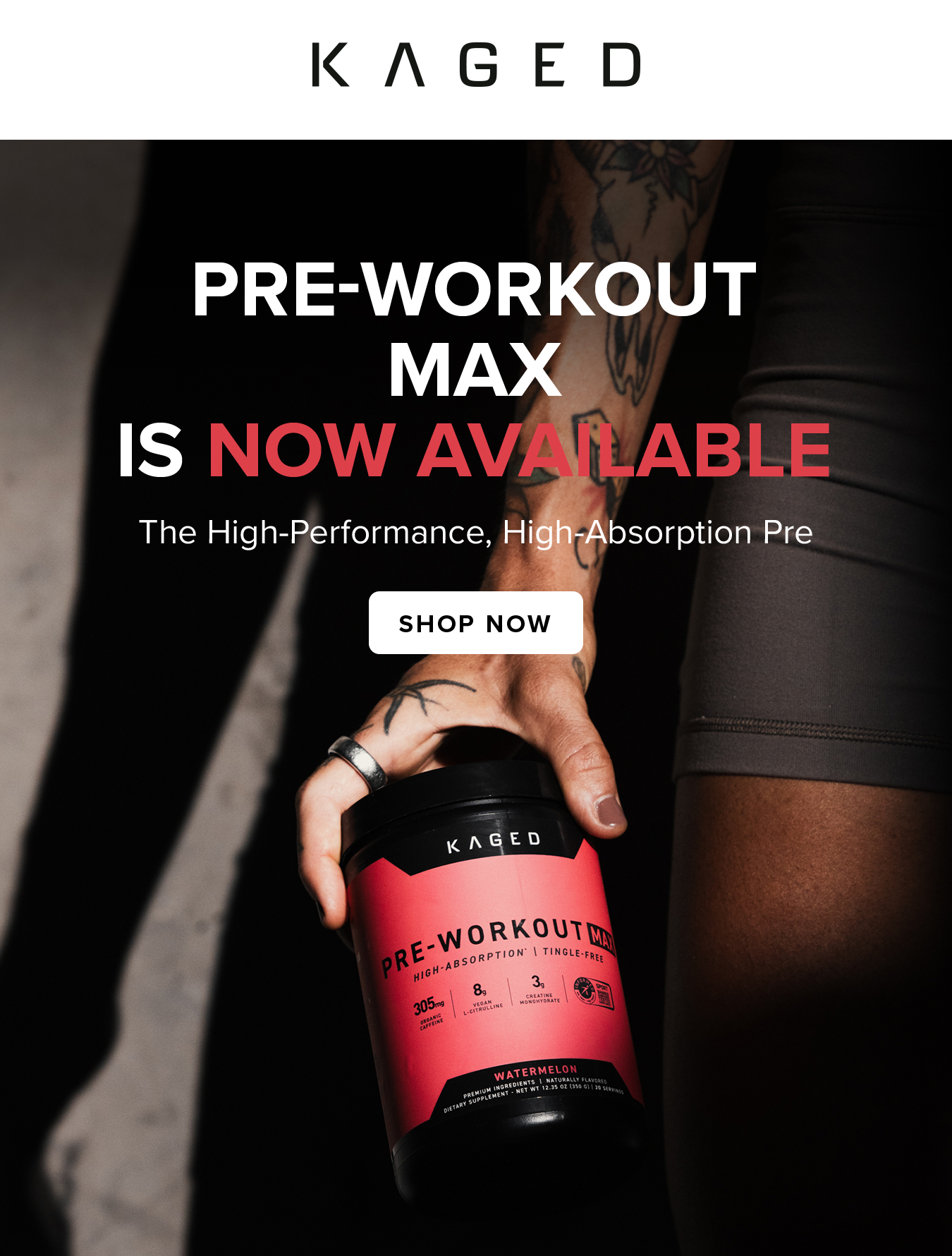 Pre-Workout MAX Is Now Available. The High-Performance, High-Absorption Pre
