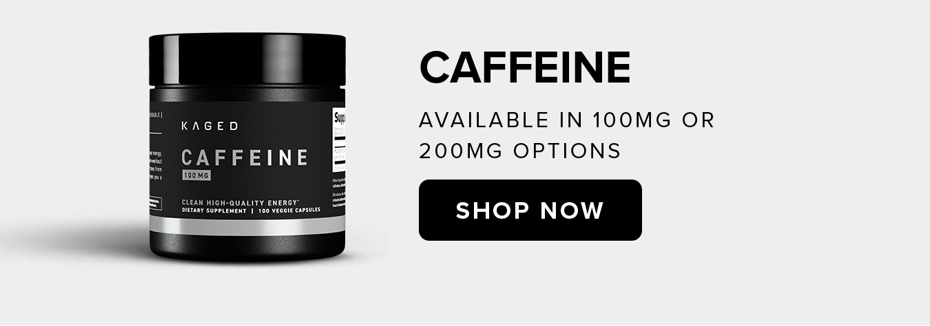 Caffeine Available in 100mg or  200mg options