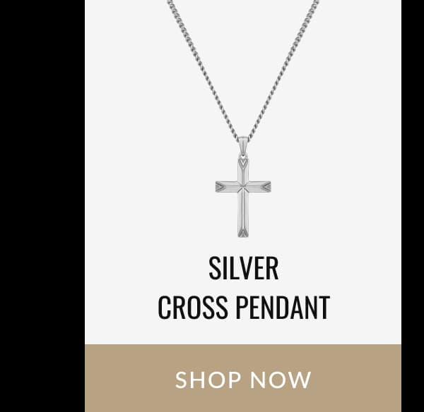 SILVER CROSS PENDANT | SHOP NOW