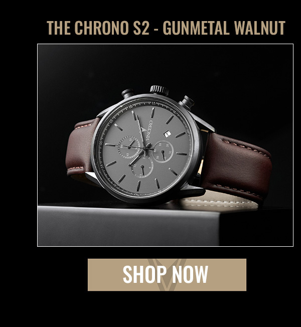 THE CHRONO S2 - GUNMETAL WALNUT SHOP NOW