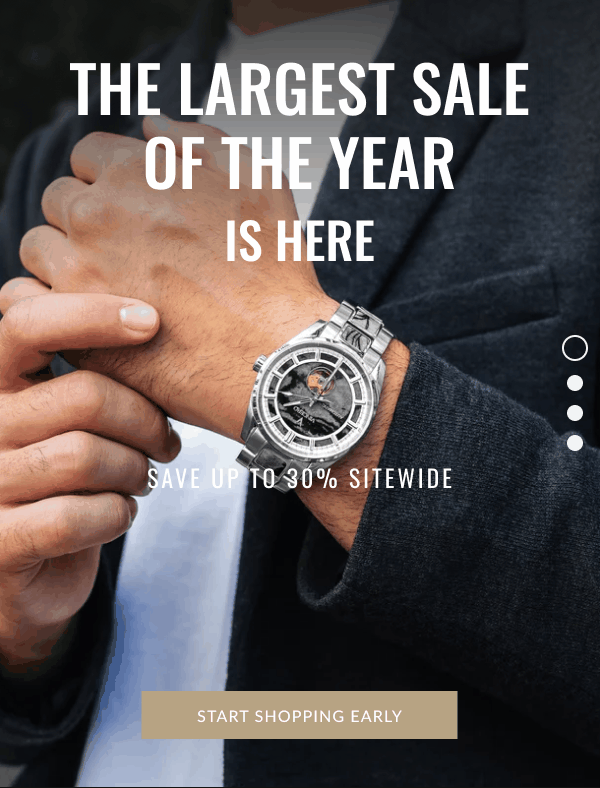 The Largest Sale of The Year is here