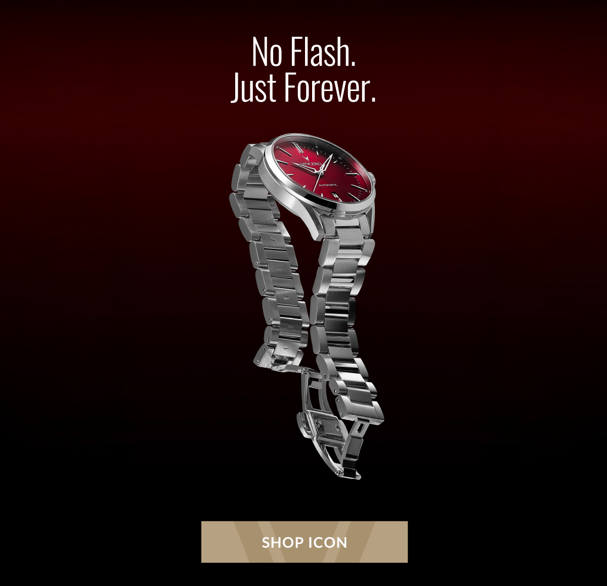 No flash. Just forever. Shop Icon