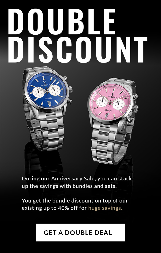 Double Discount This Vincero Anniversary