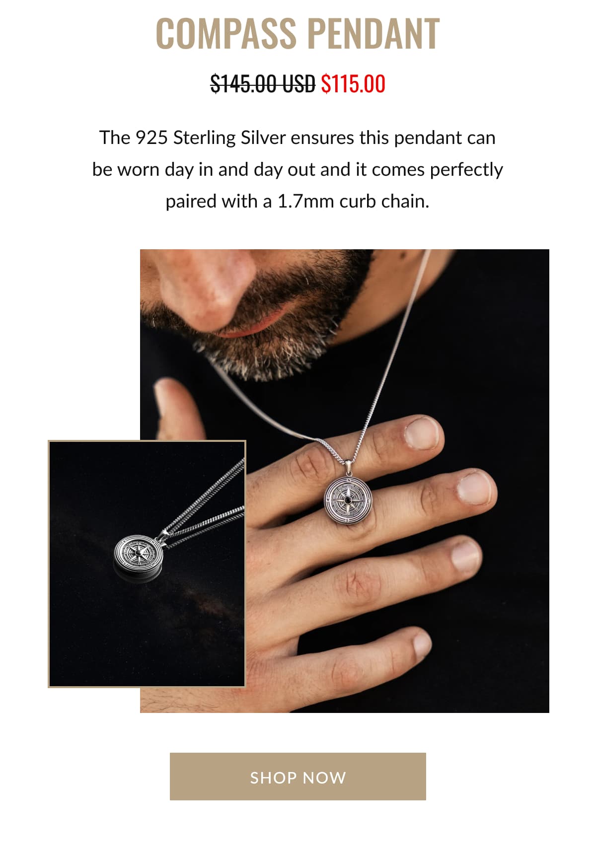 COMPASS PENDANT