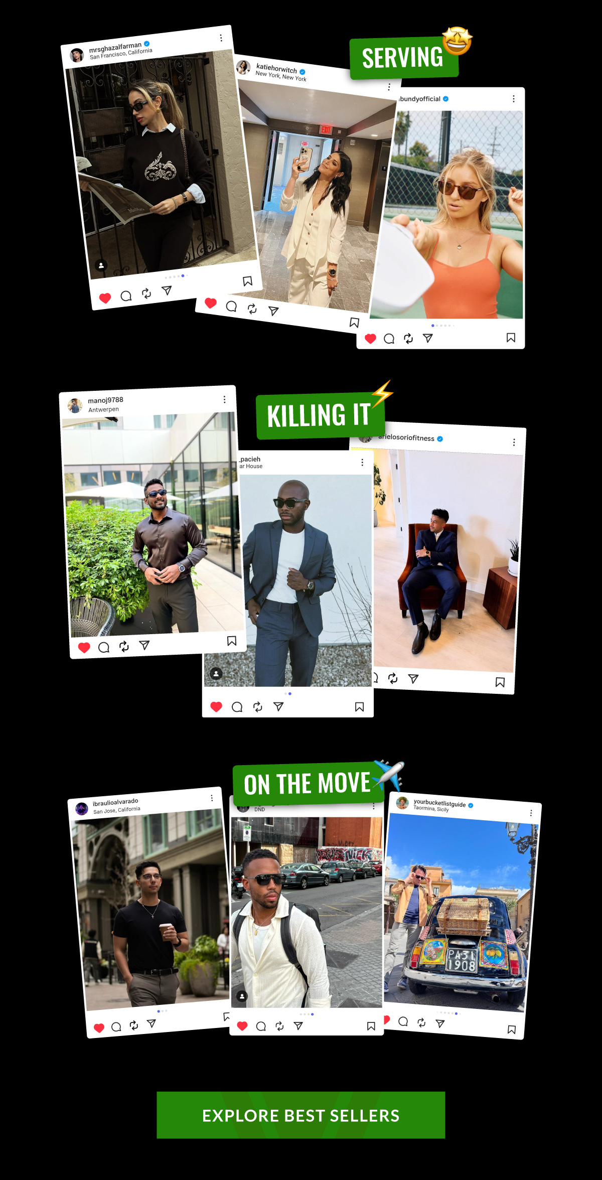 SERVING KILLING IT ON THE MOVE EXPLORE BEST SELLERS