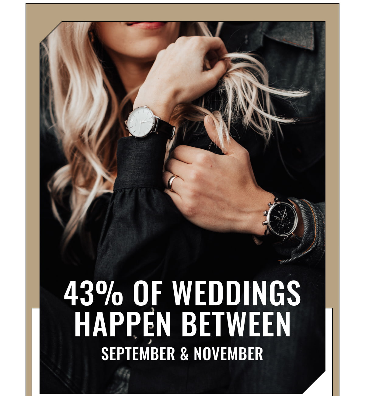 43% Of Weddings Happen Between September and November