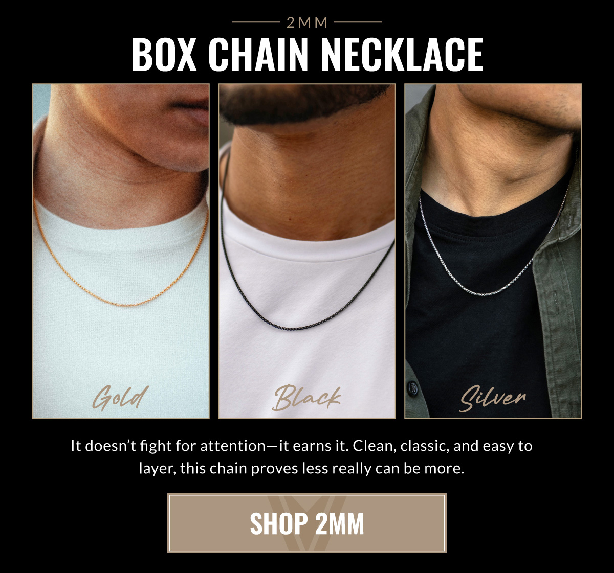 Box Chain Necklaces
