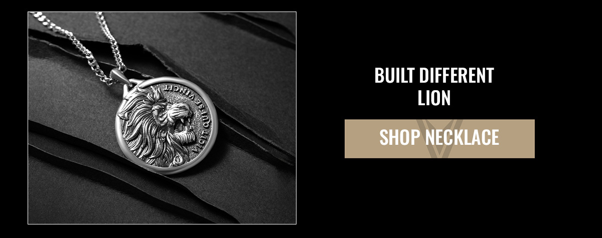 Built Different Lion Shop Necklace