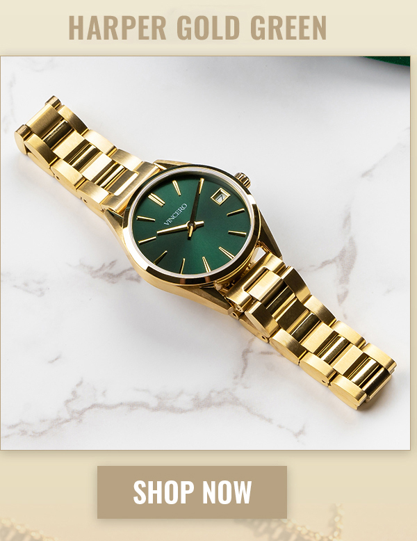 Harper Gold Green Shop Now