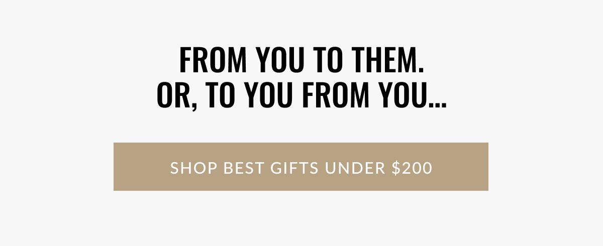 From you to them. Or, to you from you…