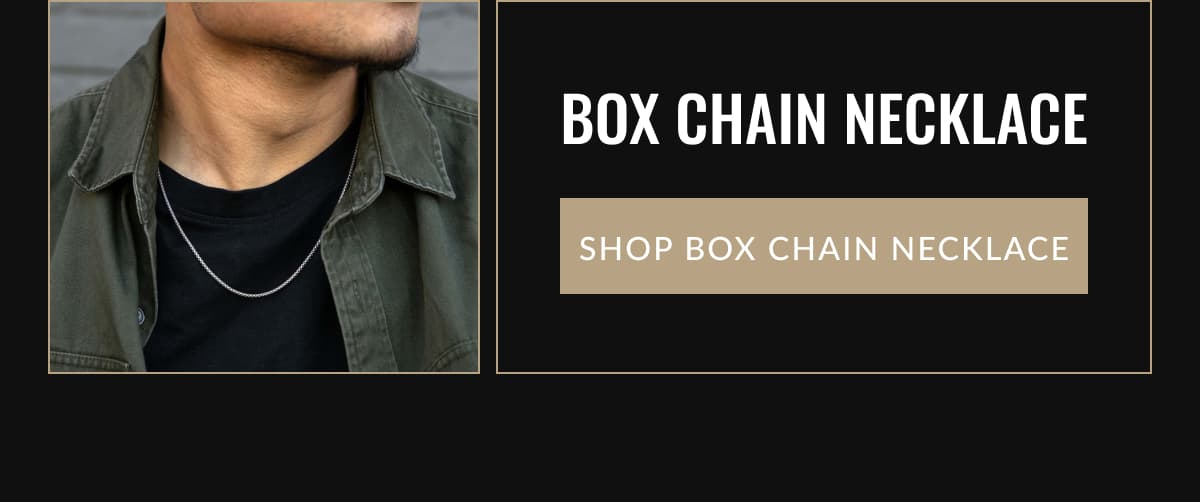BOX CHAIN NECKLACE | shop box chain necklace