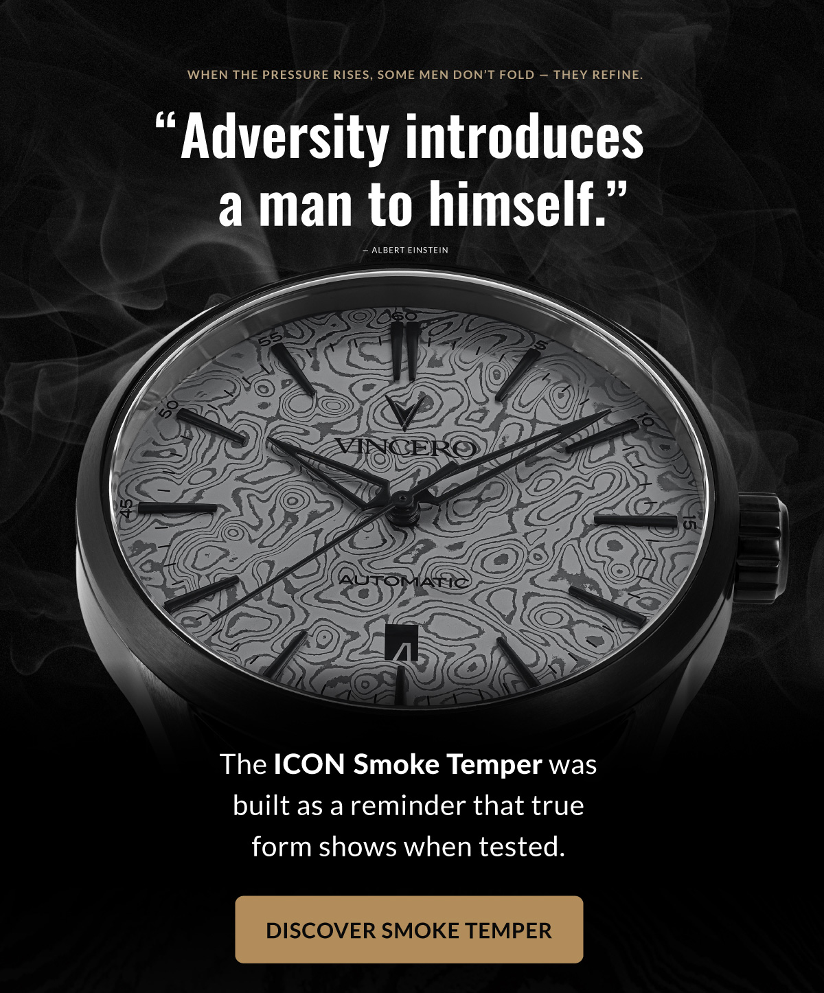Adversity Introduces a man to himself