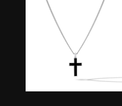 Stone Cross Pendant