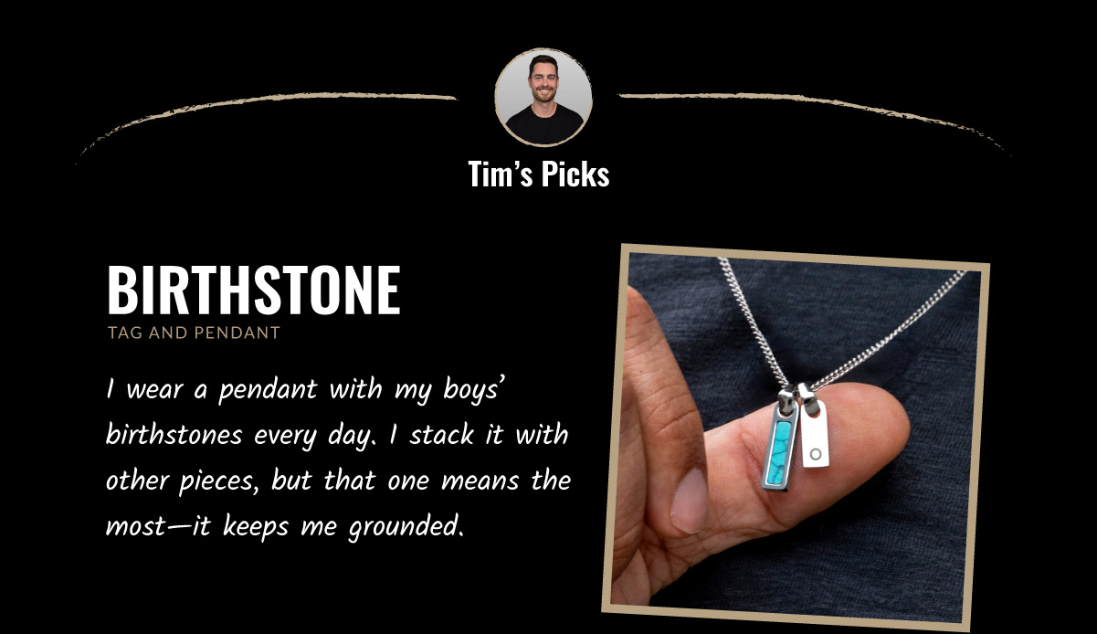 Get this Tim's Necklace Pick