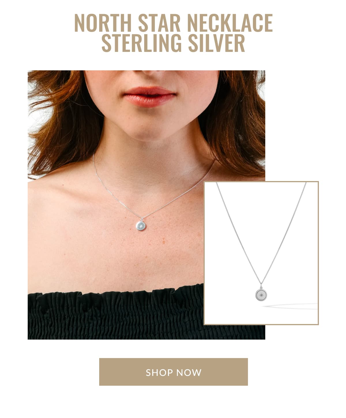 NORTH STAR NECKLACE Sterling Silver