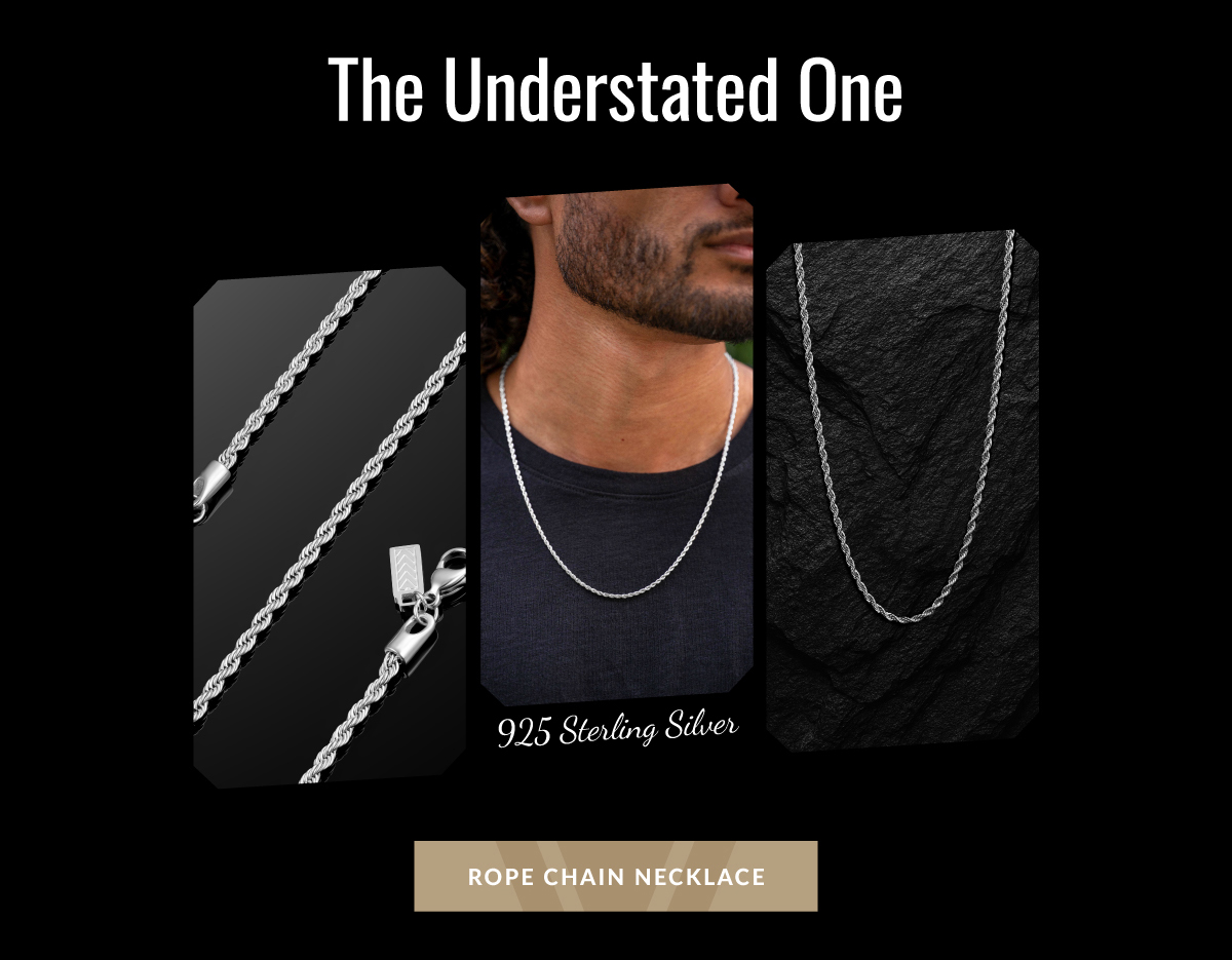 The Understated One ROPE CHAIN NECKLACE