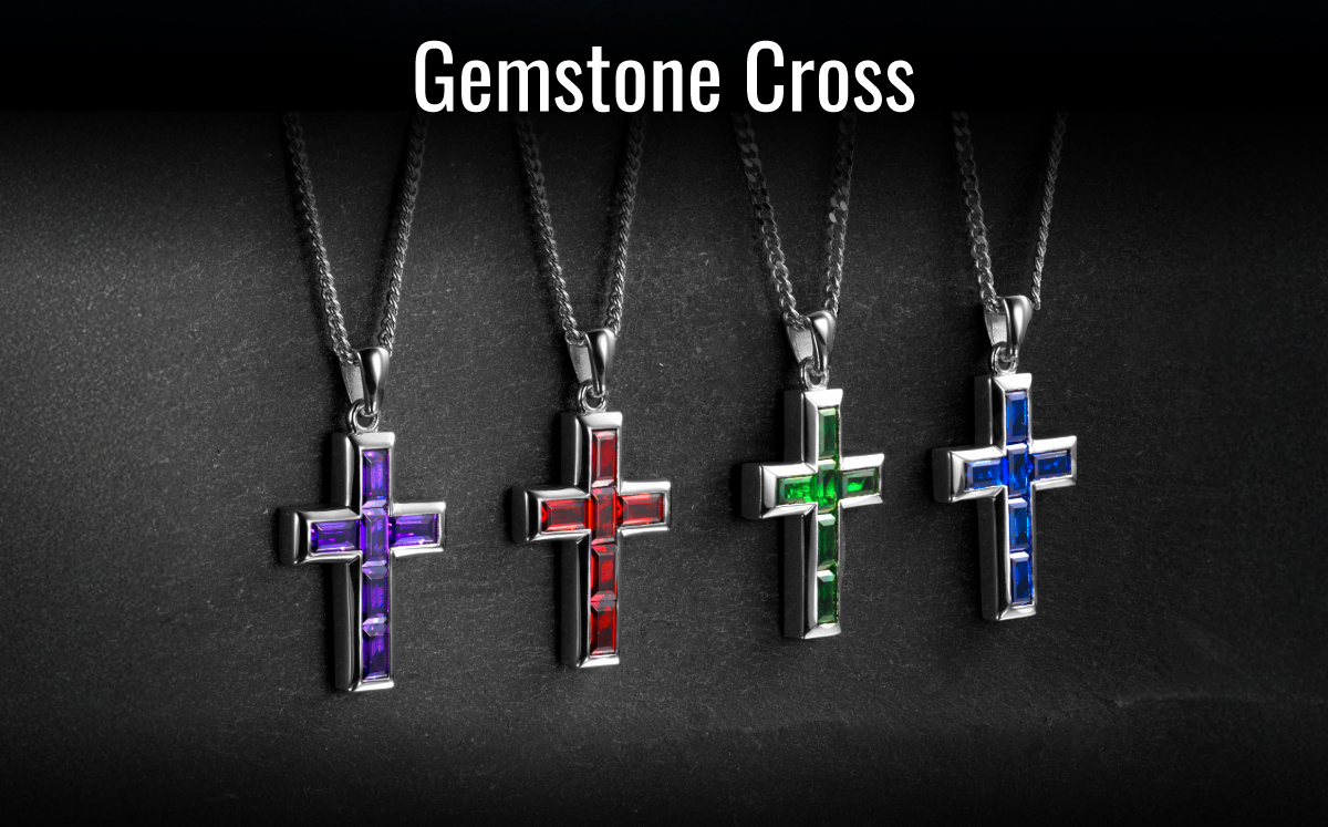 Gemstone Cross