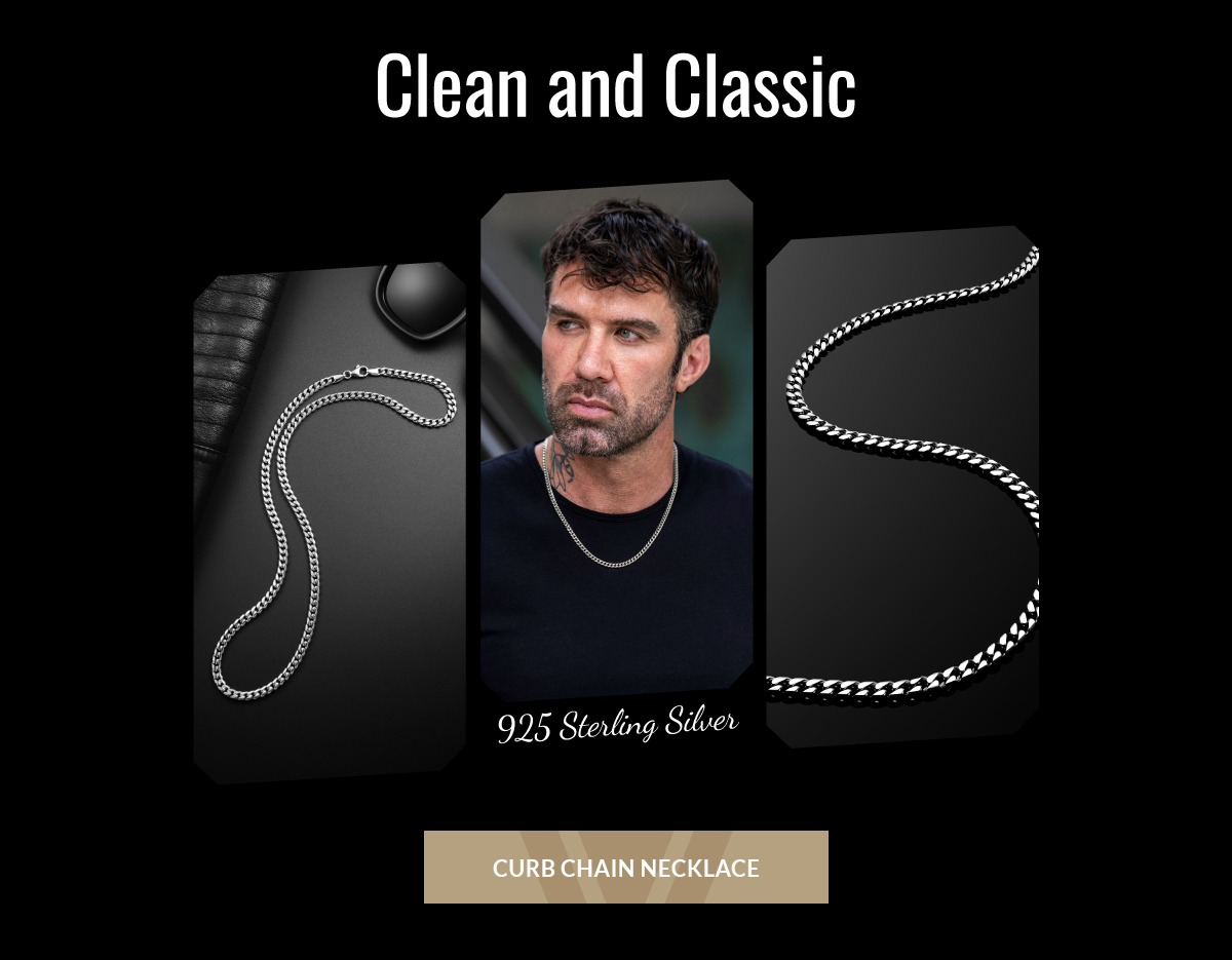 Clean and Classic CURB CHAIN NECKLACE
