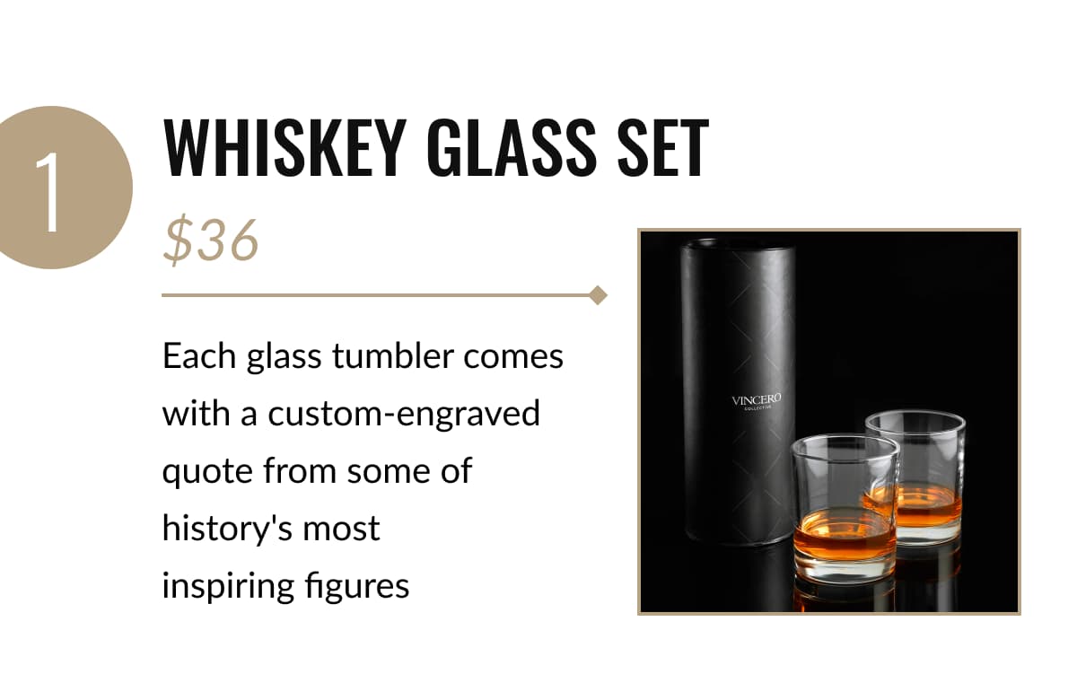 WHISKEY GLASS SET
