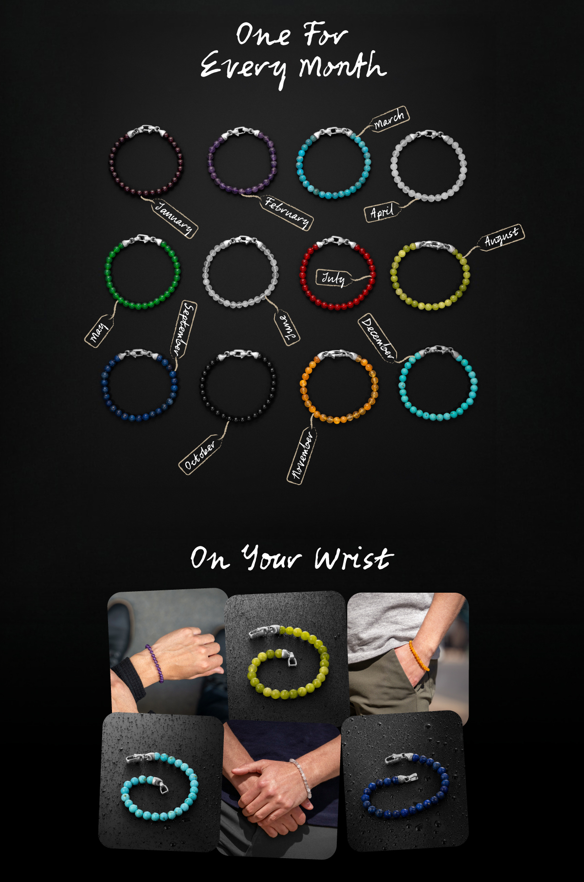 One For Every Month On Your Wrist