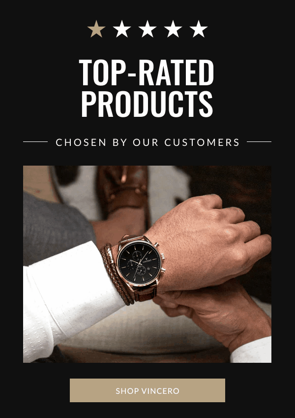 TOP-RATED PRODUCTS Chosen by our customers | SHOP VINCERO