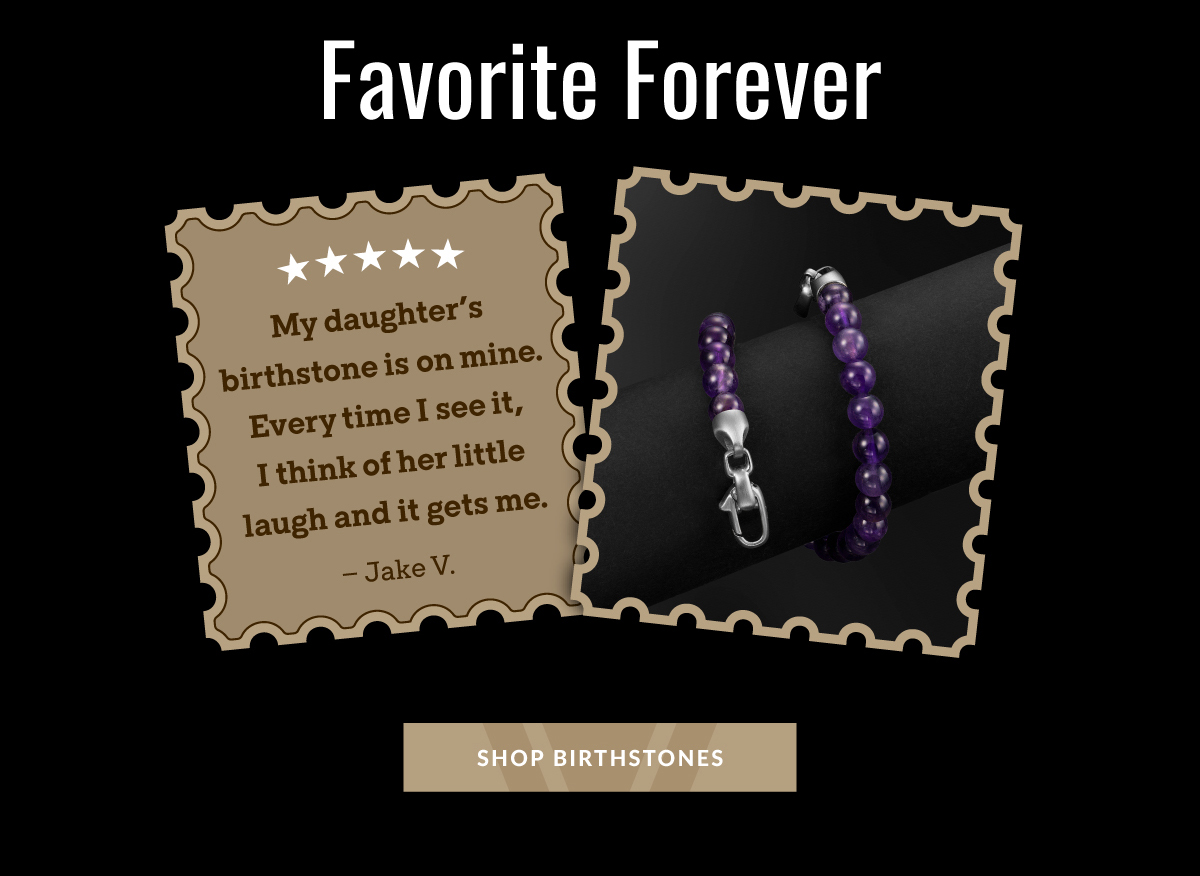 Favorite Forever SHOP BIRTHSTONES