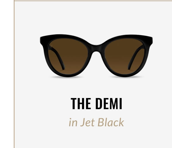 THE DEMI in JET BLACK
