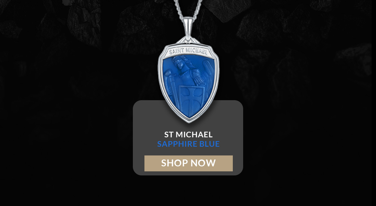 ST MICHAEL SAPPHIRE BLUE SHOP NOW