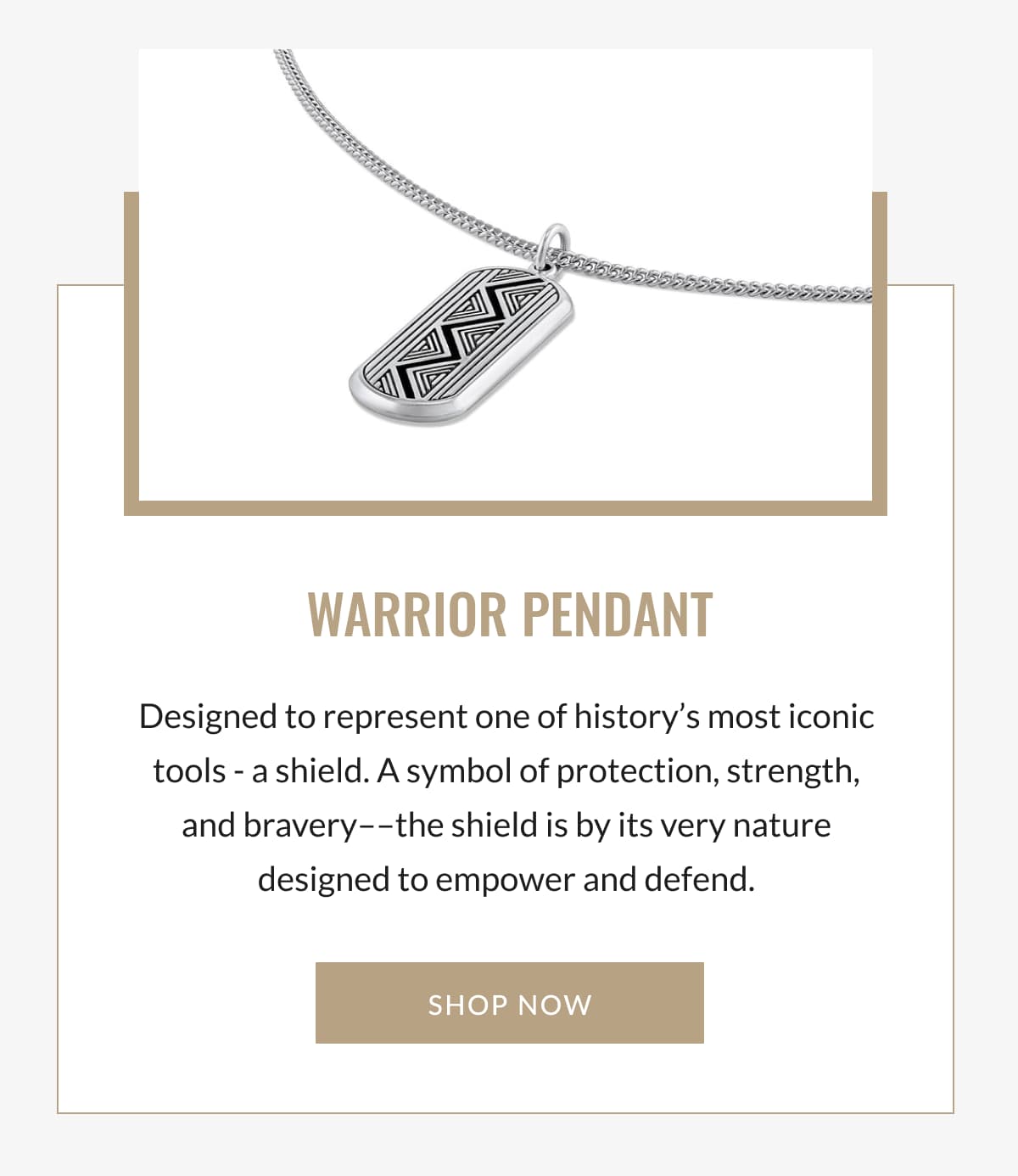 WARRIOR PENDANT