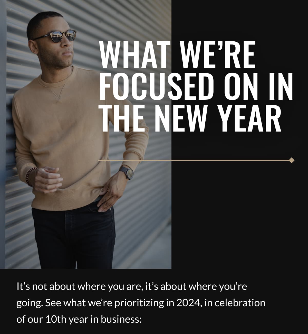 What We’re Focused On In The New Year