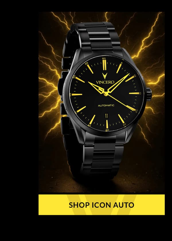 The Icon Killswitch Limited Edition. Black and yellow watch.