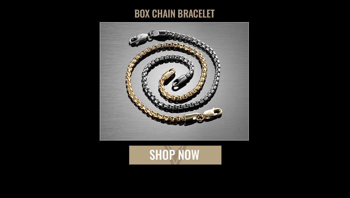 BOX CHAIN BRACELET SHOP NOW