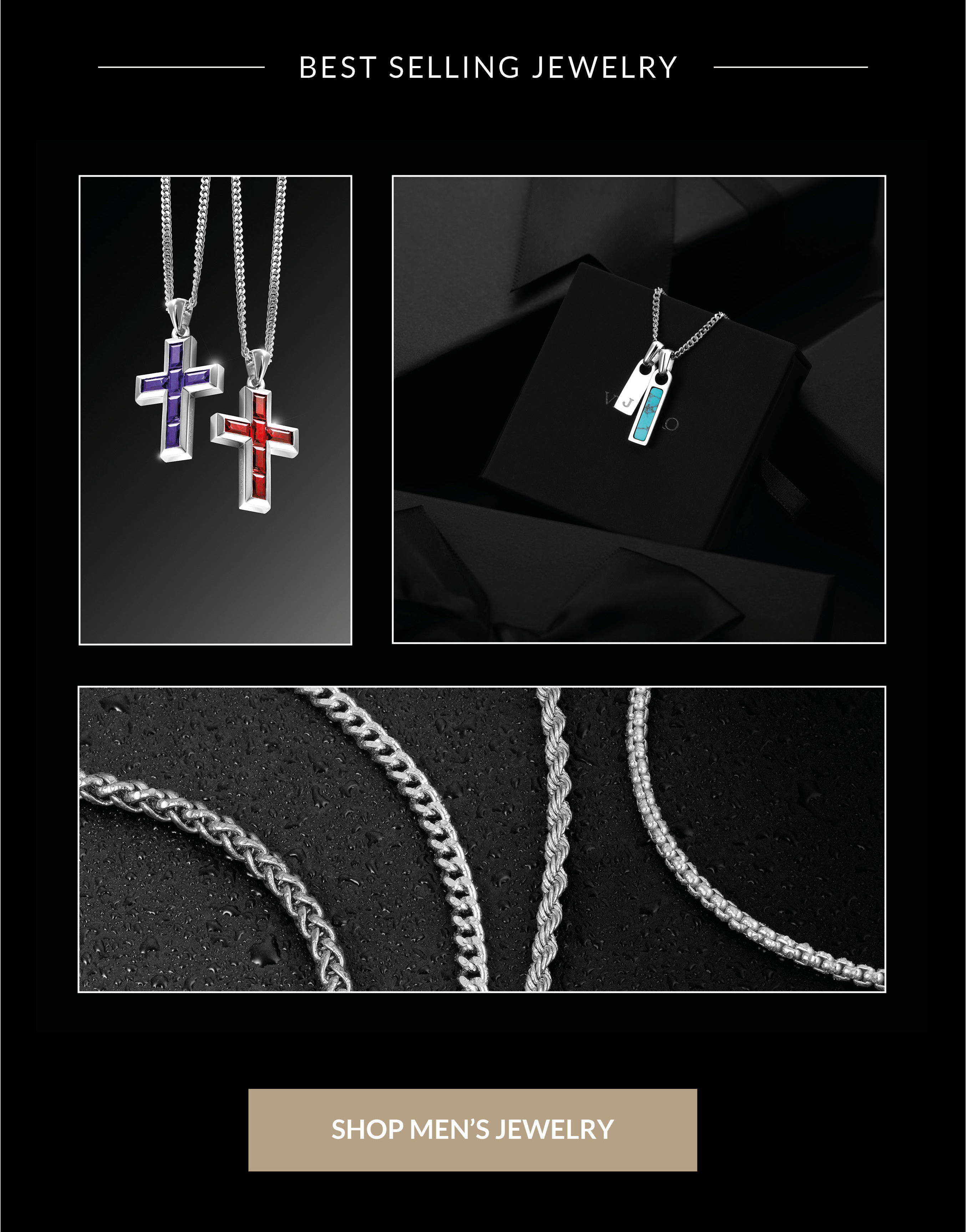 BEST SELLING JEWELRY SHOP MEN'S JEWELRY