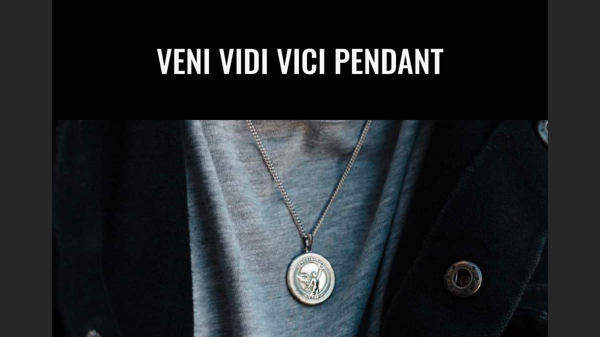 VENI VIDI VICI PENDANT
