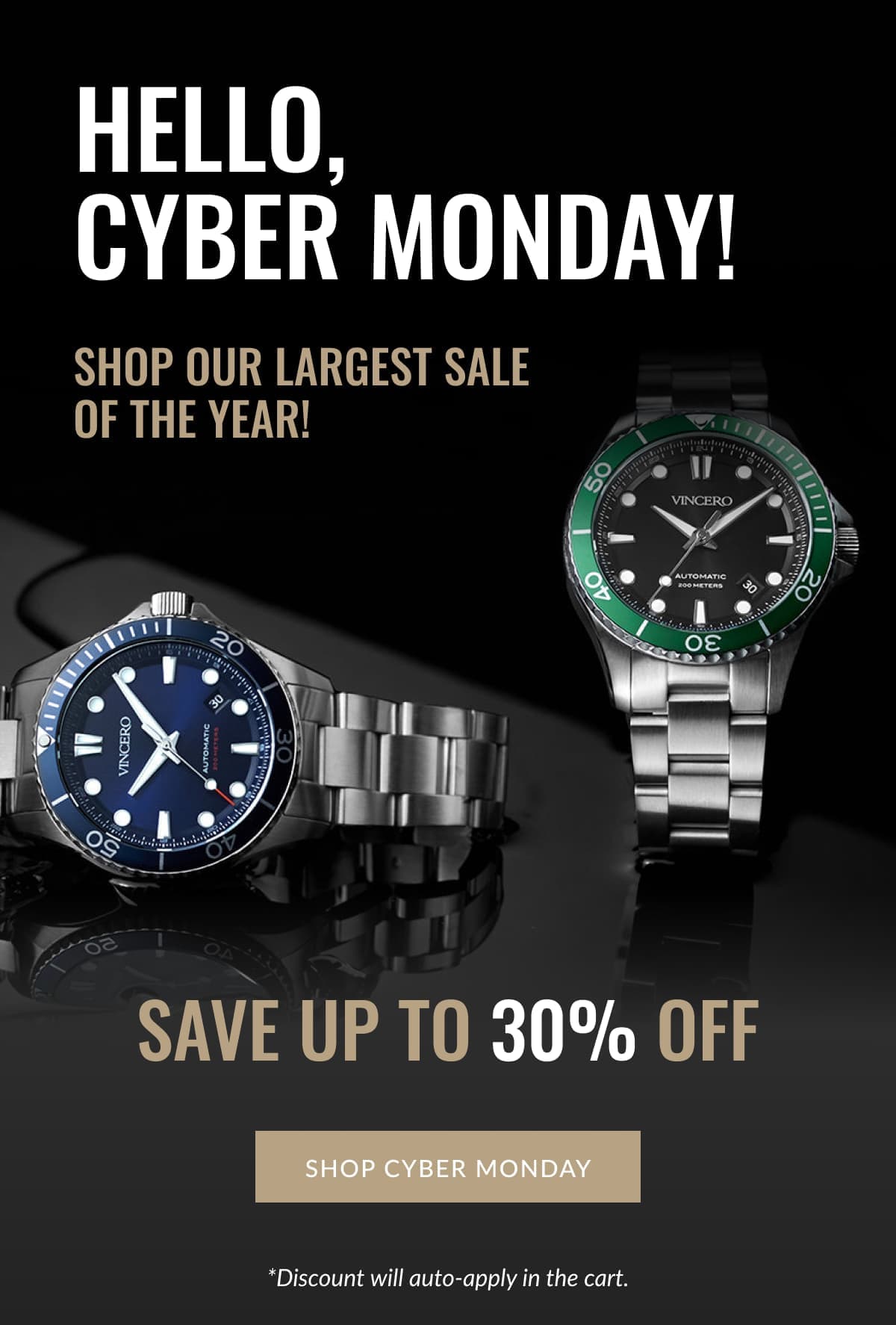 Hello, Cyber Monday! Shop our largest sale of the year!