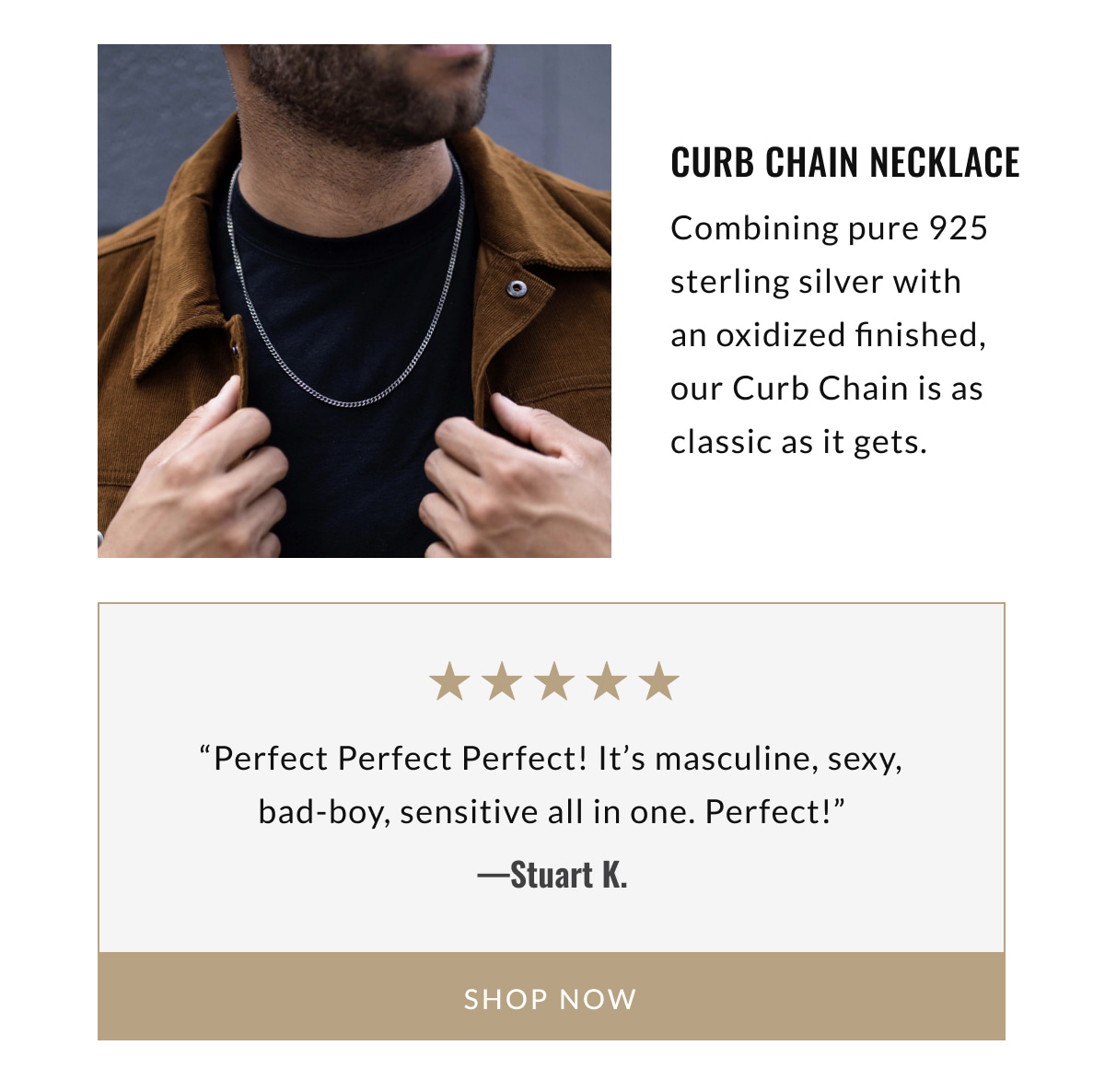 CURB CHAIN NECKLACE | SHOP NOW