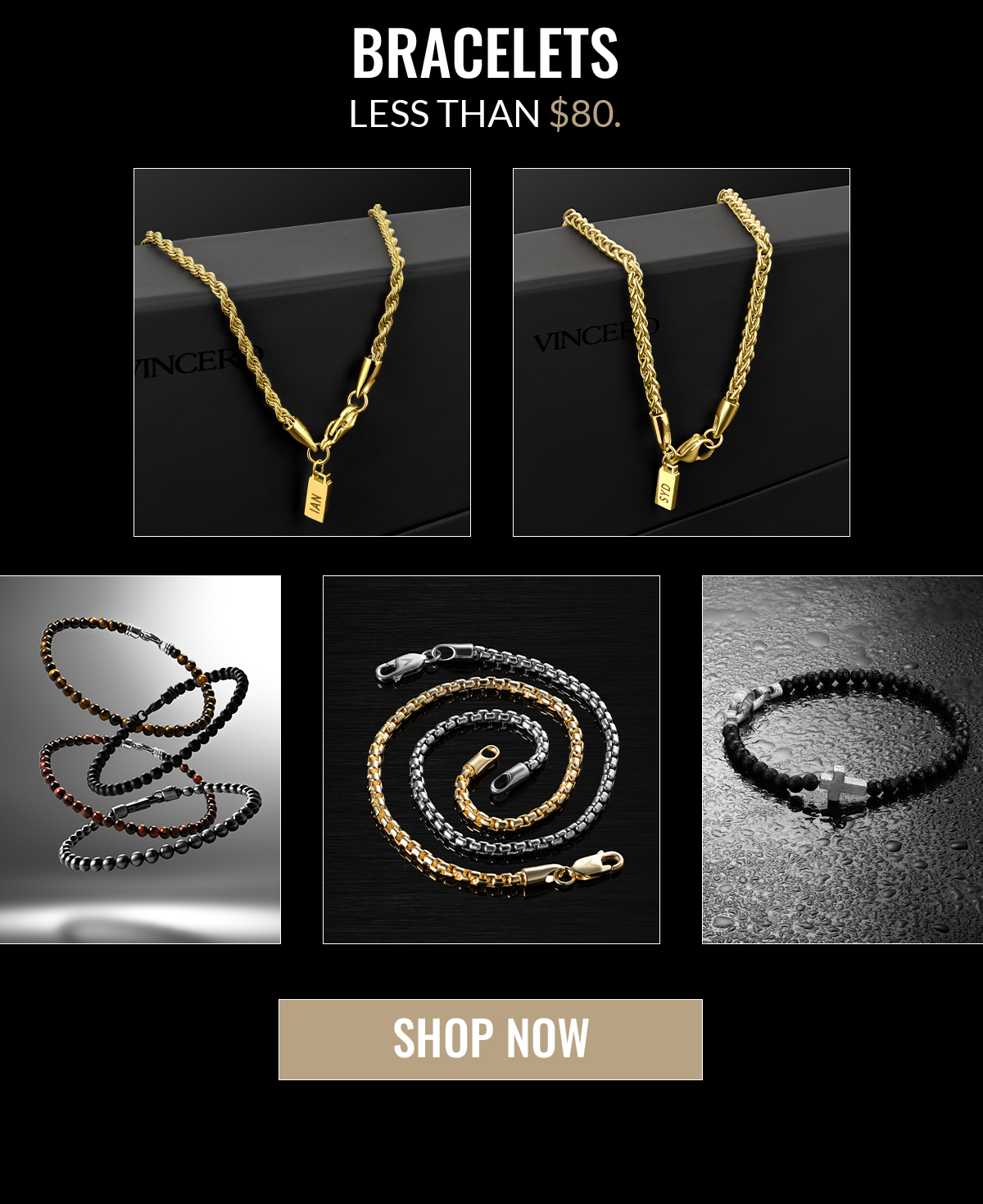 Bracelets less than $80. Shop now