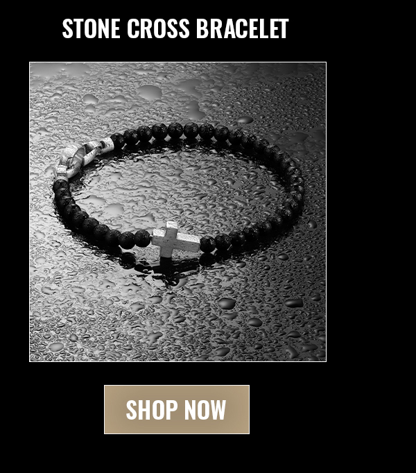 Stone Cross Bracelet Shop Now