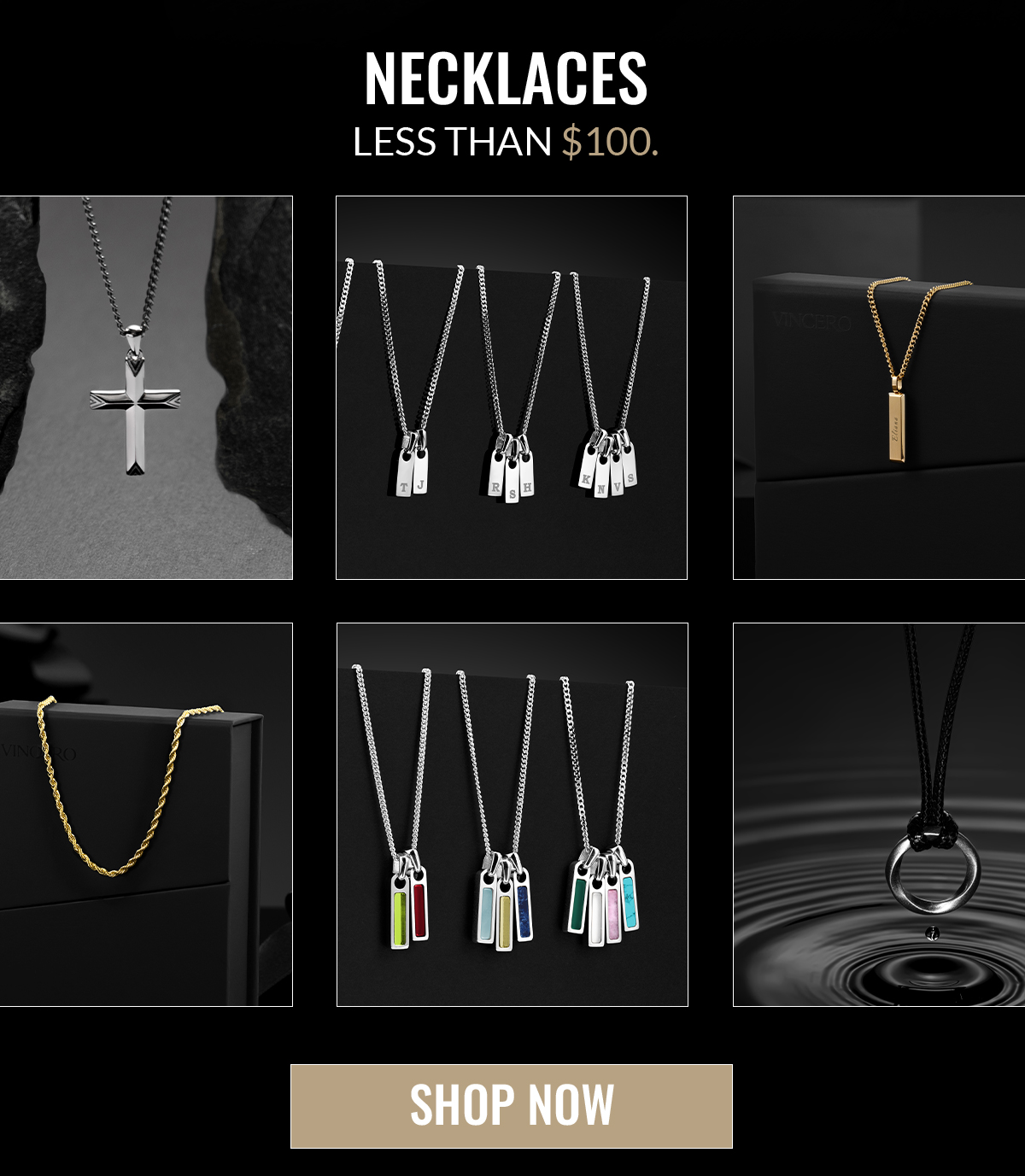 Necklacces less than $100. Shop now