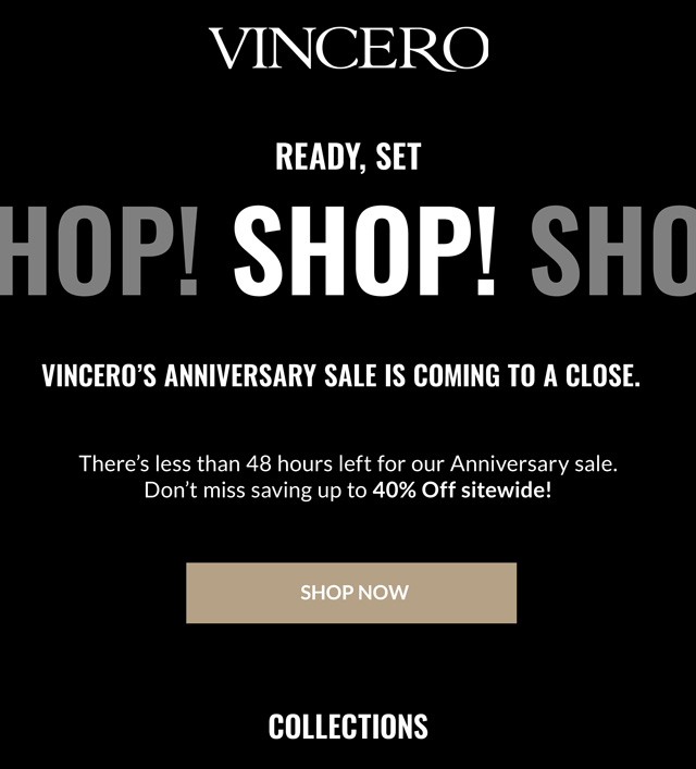 Vincero Anniversary Sales In Coming to A Close