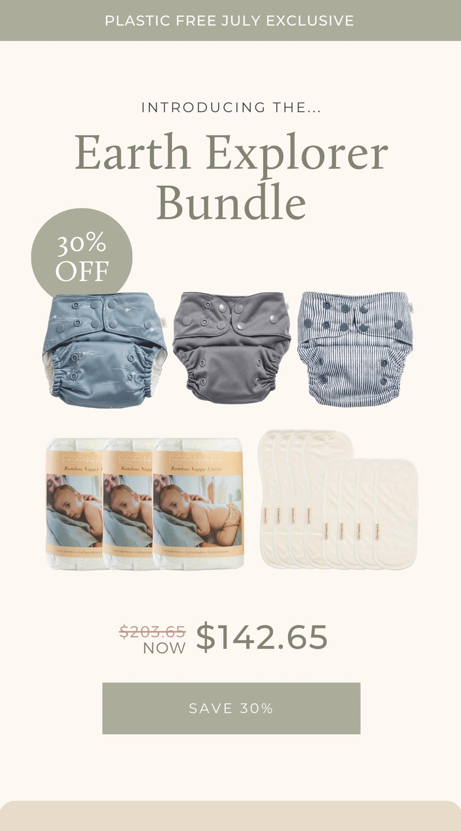 NEW Product Alert July only EcoNaps Modern Cloth Nappies