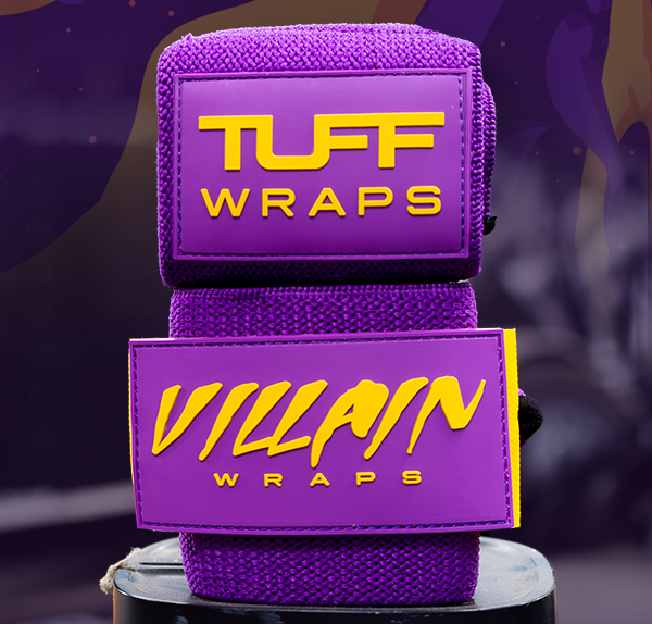 😮Purple & Yellow Villain Wrist Wraps are Here! Tuff Wraps