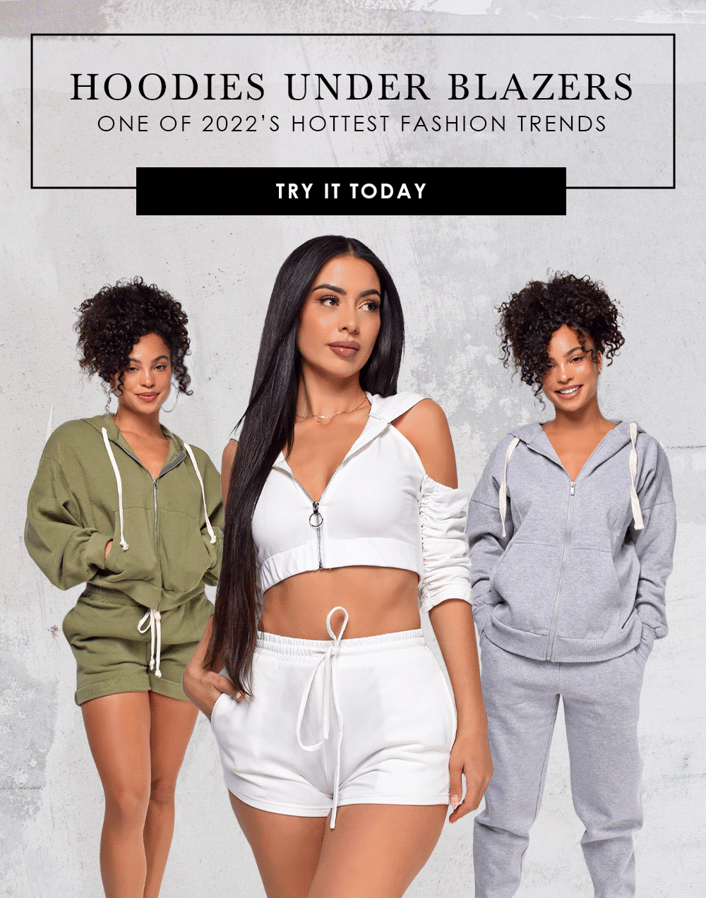 Hoodies & blazers one of 2022’s hottest trends! Emprada